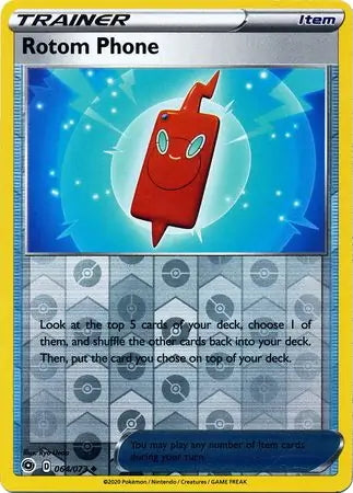 Champion’s Path Rotom Phone #64/73 reverse holo